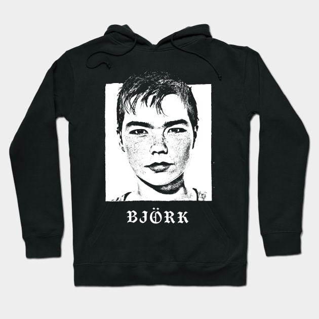 Bjork // Retro Style Fan Design Hoodie by DankFutura